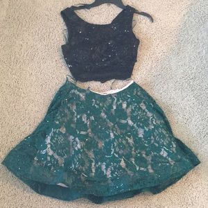 2 Piece Homecoming Dress